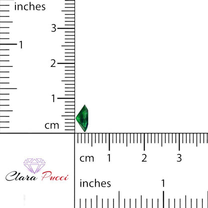 1 to 3 ct Oval Cut VVS1 Simulated Green Emerald May Birthstone
