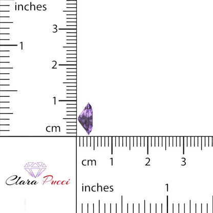 1 to 3 ct Oval Cut VVS1 Simulated Purple Alexandrite February Birthstone