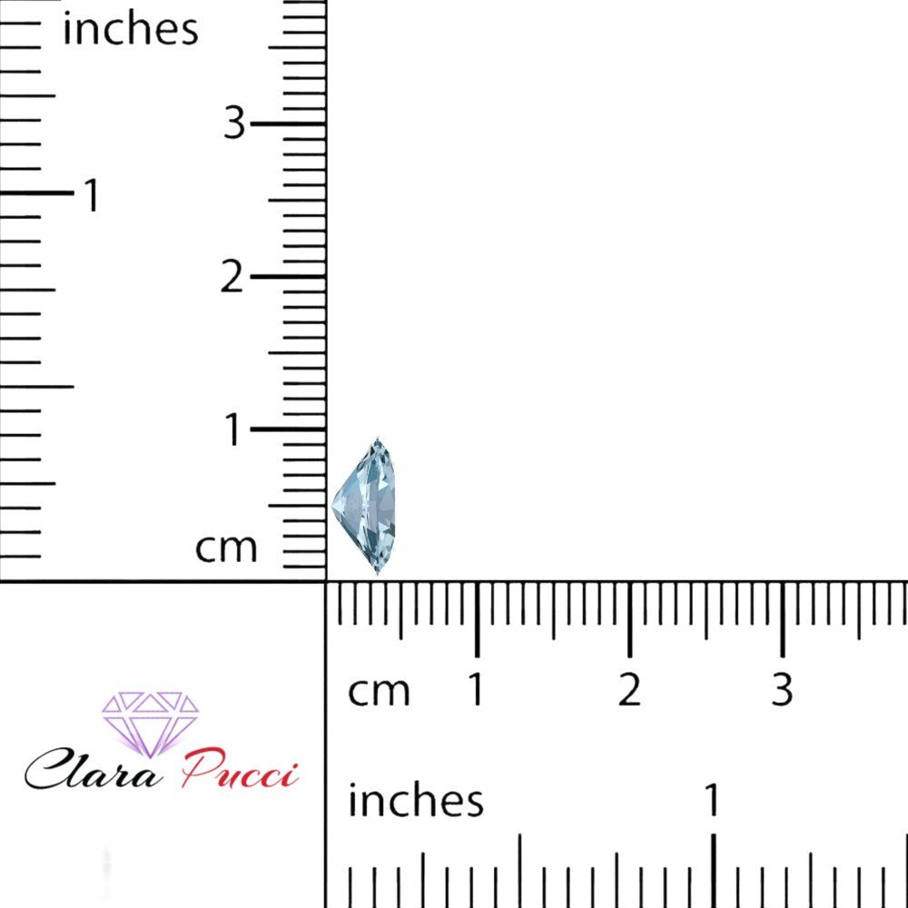 1 to 3 ct Oval Cut VVS1 Simulated Blue Aquamarine March Birthstone