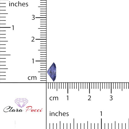 1 to 3 ct Oval Cut VVS1 Simulated Blue Tanzanite September Birthstone