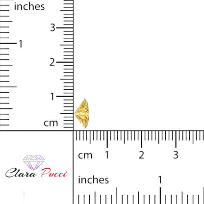 1 to 3 ct Oval Cut VVS1 Simulated Yellow November Birthstone