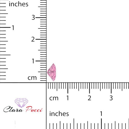1 to 3 ct Oval Cut VVS1 Simulated Pink October Birthstone