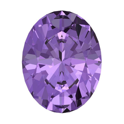 1 to 3 ct Oval Cut VVS1 Simulated Purple Alexandrite February Birthstone