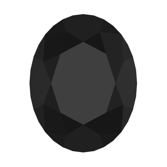 1 to 3 ct Oval Cut VVS1 Natural Black Onyx December Birthstone