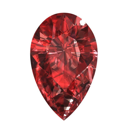 0.25 to 2.5 ct Pear Cut VVS1 Natural Red Garnet January Birthstone