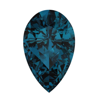 0.25 to 2.5 ct Pear Cut VVS1 Natural london blue topaz September Birthstone