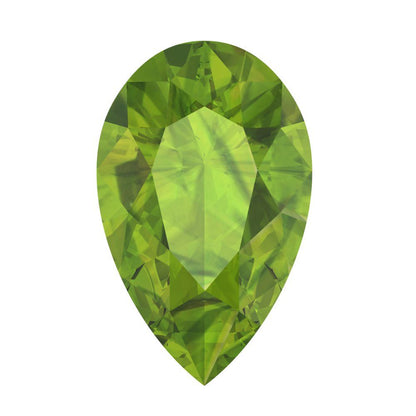 0.25 to 2.5 ct Pear Cut VVS1 Natural Green Peridot August Birthstone