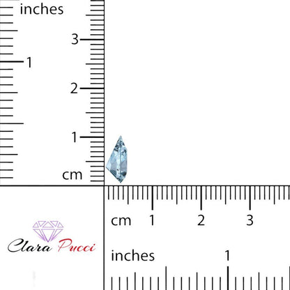 0.25 to 2.5 ct Pear Cut VVS1 Natural Swiss blue topaz March Birthstone