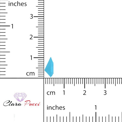 0.25 to 2.5 ct Pear Cut VVS1 Simulated Blue Turquoise December Birthstone