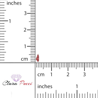 0.25 to 2.5 ct Pear Cut VVS1 Natural Red Garnet January Birthstone