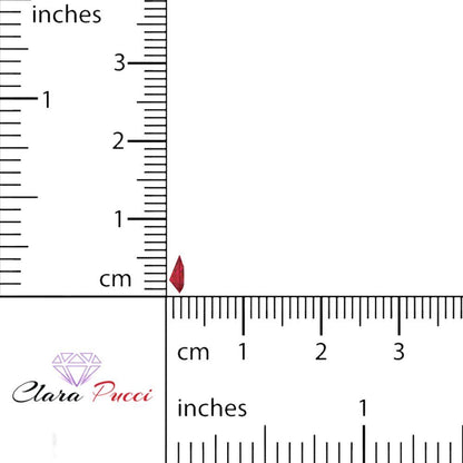 0.25 to 2.5 ct Pear Cut VVS1 Simulated Pink Ruby July Birthstone