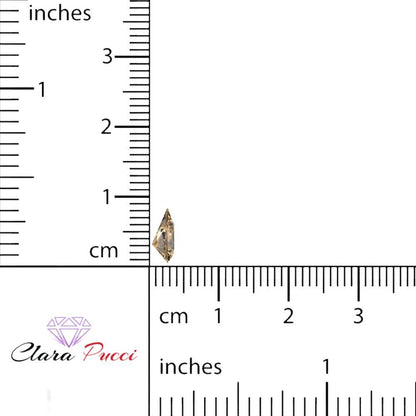 0.25 to 2.5 ct Pear Cut VVS1 Simulated Brown Champagne November Birthstone