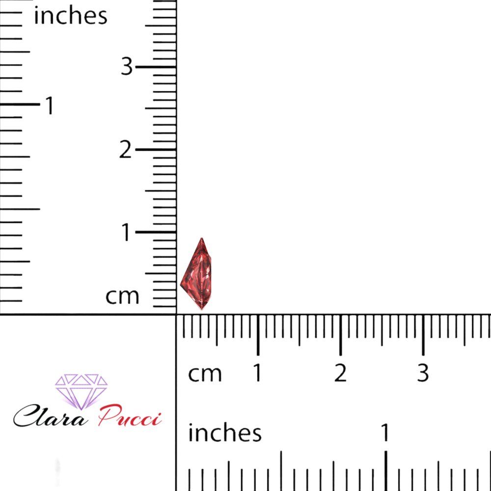 0.25 to 2.5 ct Pear Cut VVS1 Natural Red Garnet January Birthstone