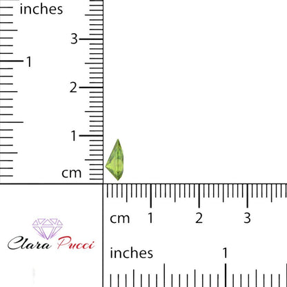 0.25 to 2.5 ct Pear Cut VVS1 Natural Green Peridot August Birthstone