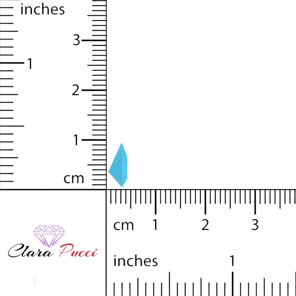 0.25 to 2.5 ct Pear Cut VVS1 Simulated Blue Turquoise December Birthstone