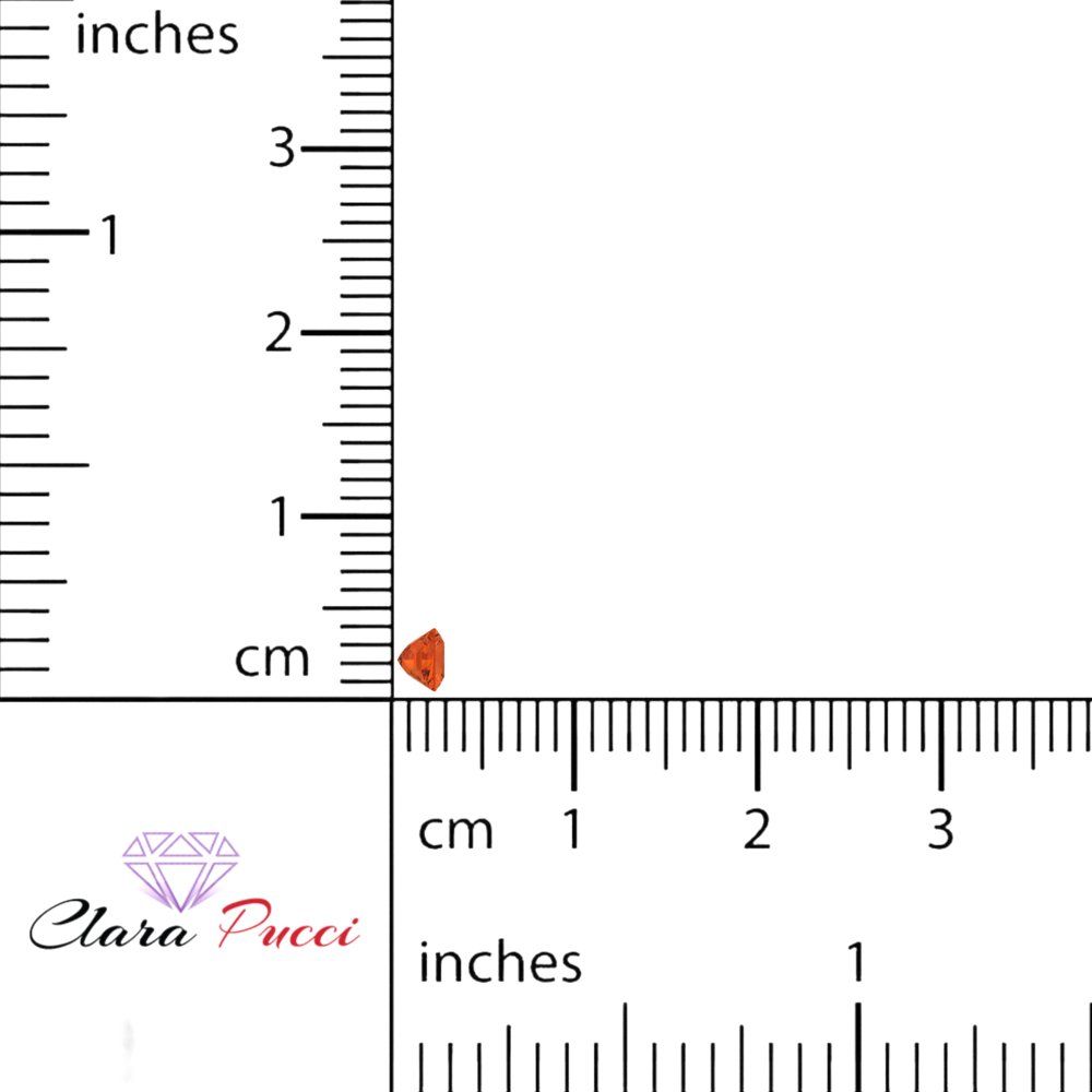 0.25 to 3 ct Princess Cut VVS1 Simulated Red January Birthstone