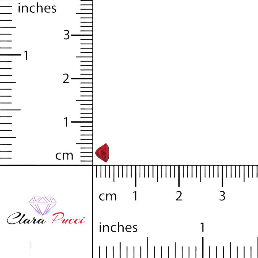 0.25 to 3 ct Princess Cut VVS1 Simulated Pink tourmaline July Birthstone