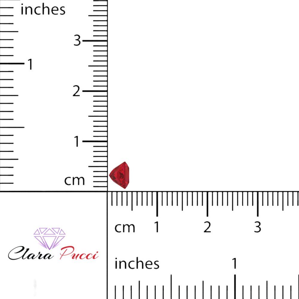 0.25 to 3 ct Princess Cut VVS1 Simulated Pink tourmaline July Birthstone