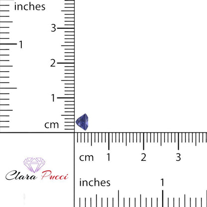 0.25 to 3 ct Princess Cut VVS1 Simulated Blue Tanzanite September Birthstone