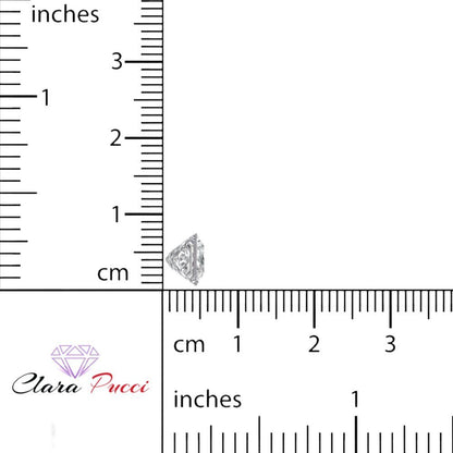 0.25 to 3 ct Princess Cut VVS1 Synthetic Clear Moissanite April Birthstone