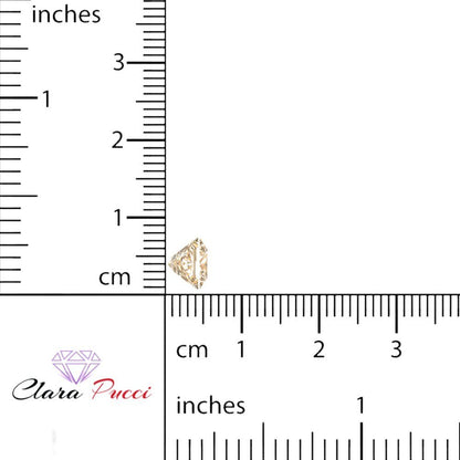 0.25 to 3 ct Princess Cut VVS1 Natural Brown Morganite November Birthstone