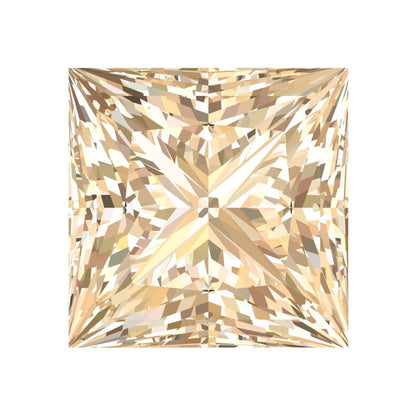 0.25 to 3 ct Princess Cut VVS1 Natural Brown Morganite November Birthstone
