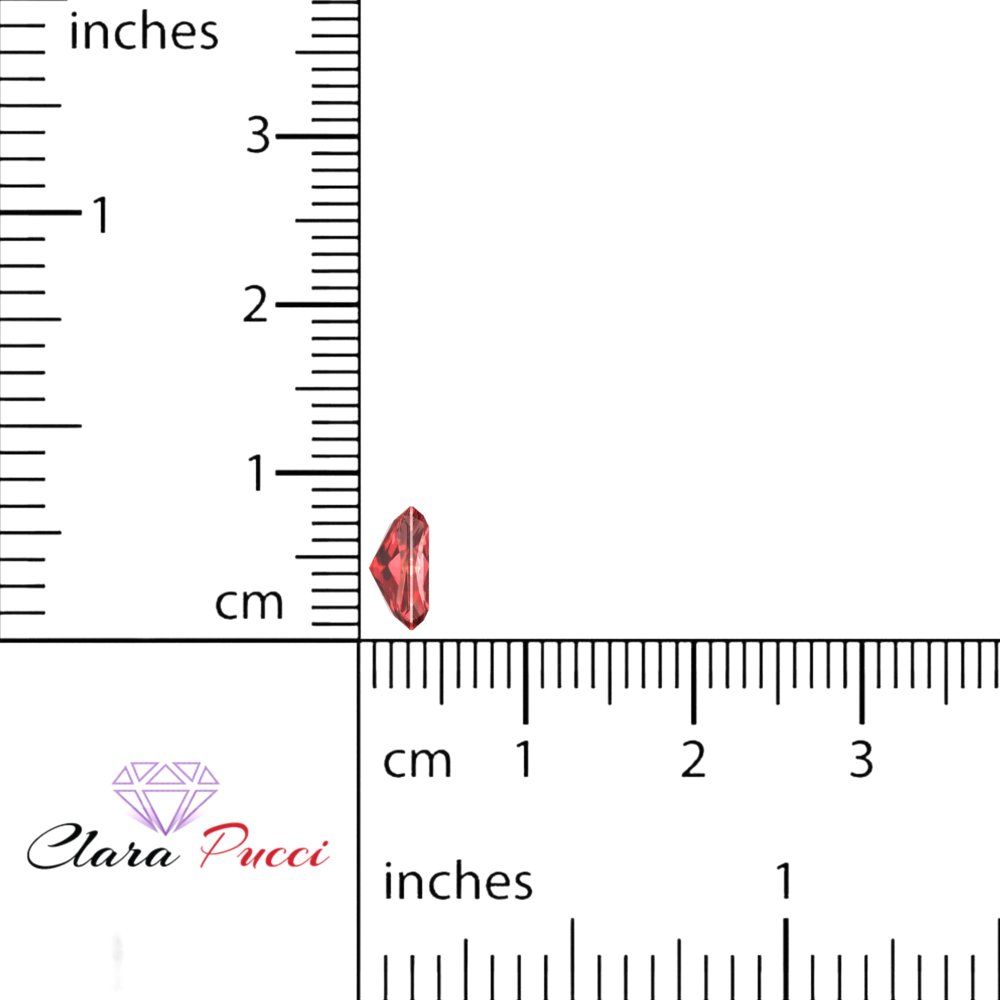 1 to 2.5 ct Radiant Cut VVS1 Natural Red Garnet January Birthstone