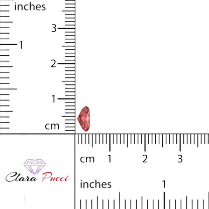 1 to 2.5 ct Radiant Cut VVS1 Natural Red Garnet January Birthstone