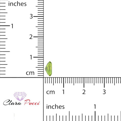 1 to 2.5 ct Radiant Cut VVS1 Natural Green Peridot August Birthstone