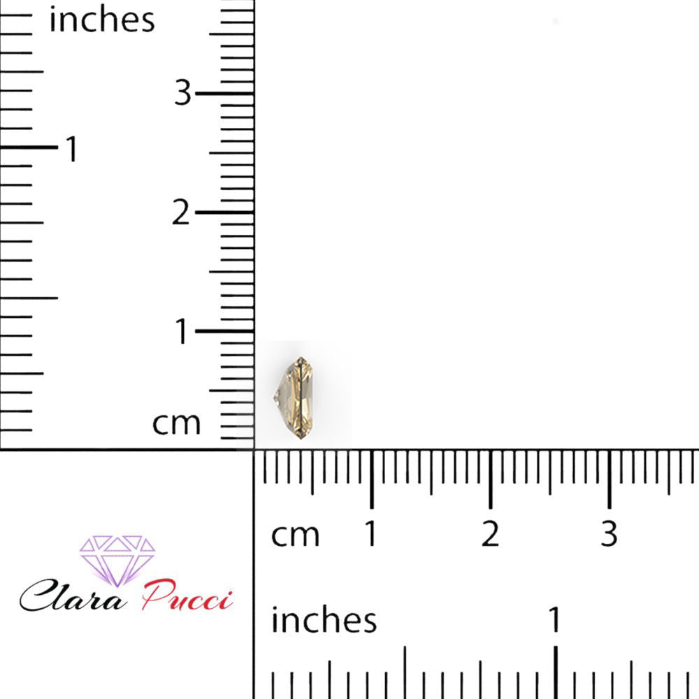 1 to 2.5 ct Radiant Cut VVS1 Natural Brown Morganite November Birthstone