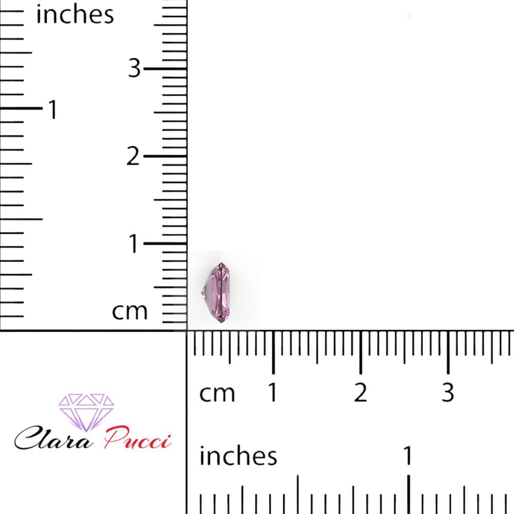 1 to 2.5 ct Radiant Cut VVS1 Simulated Pink October Birthstone