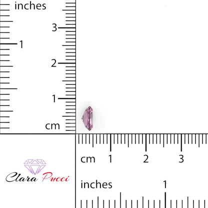1 to 2.5 ct Radiant Cut VVS1 Simulated Pink October Birthstone