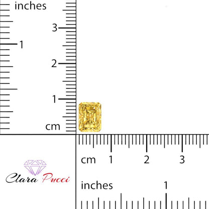1 to 2.5 ct Radiant Cut VVS1 Natural Yellow Citrine November Birthstone