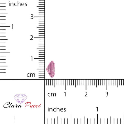 1 to 2.5 ct Radiant Cut VVS1 Simulated Pink October Birthstone