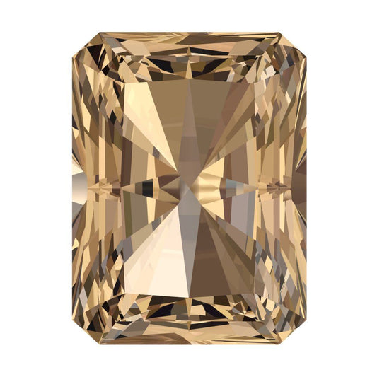 1 to 2.5 ct Radiant Cut VVS1 Simulated Brown Champagne November Birthstone