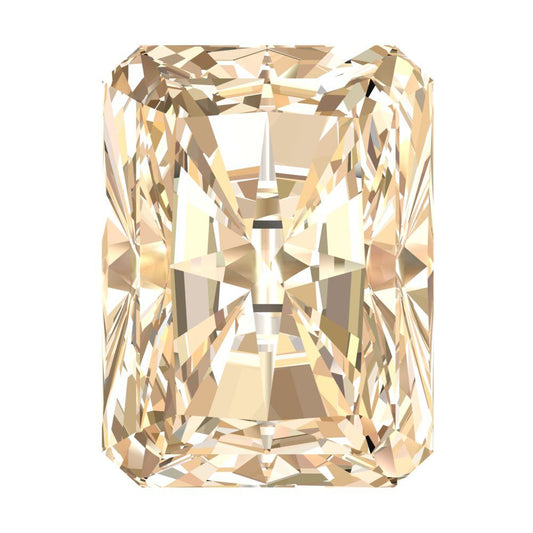 1 to 2.5 ct Radiant Cut VVS1 Natural Brown Morganite November Birthstone