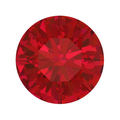 0.25 to 3 ct Round Cut VVS1 Simulated Pink Ruby July Birthstone