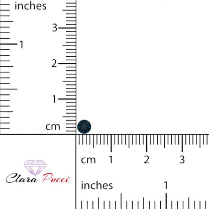 0.25 to 3 ct Round Cut VVS1 Natural london blue topaz September Birthstone