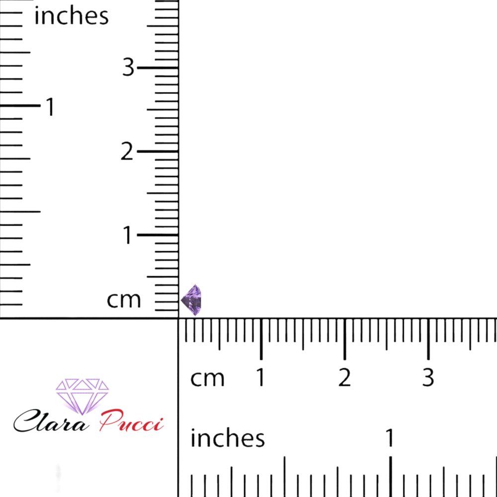 0.25 to 3 ct Round Cut VVS1 Simulated Purple Alexandrite February Birthstone