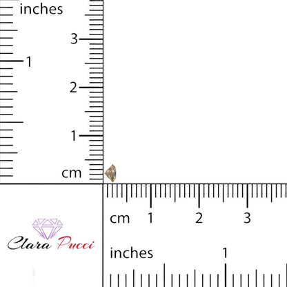 0.25 to 3 ct Round Cut VVS1 Simulated Brown Champagne November Birthstone