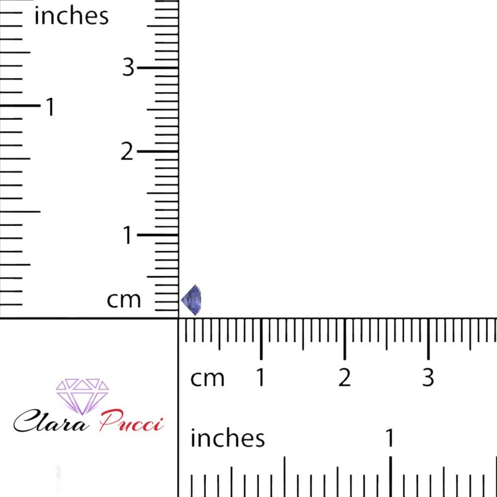 0.25 to 3 ct Round Cut VVS1 Simulated Blue Tanzanite September Birthstone