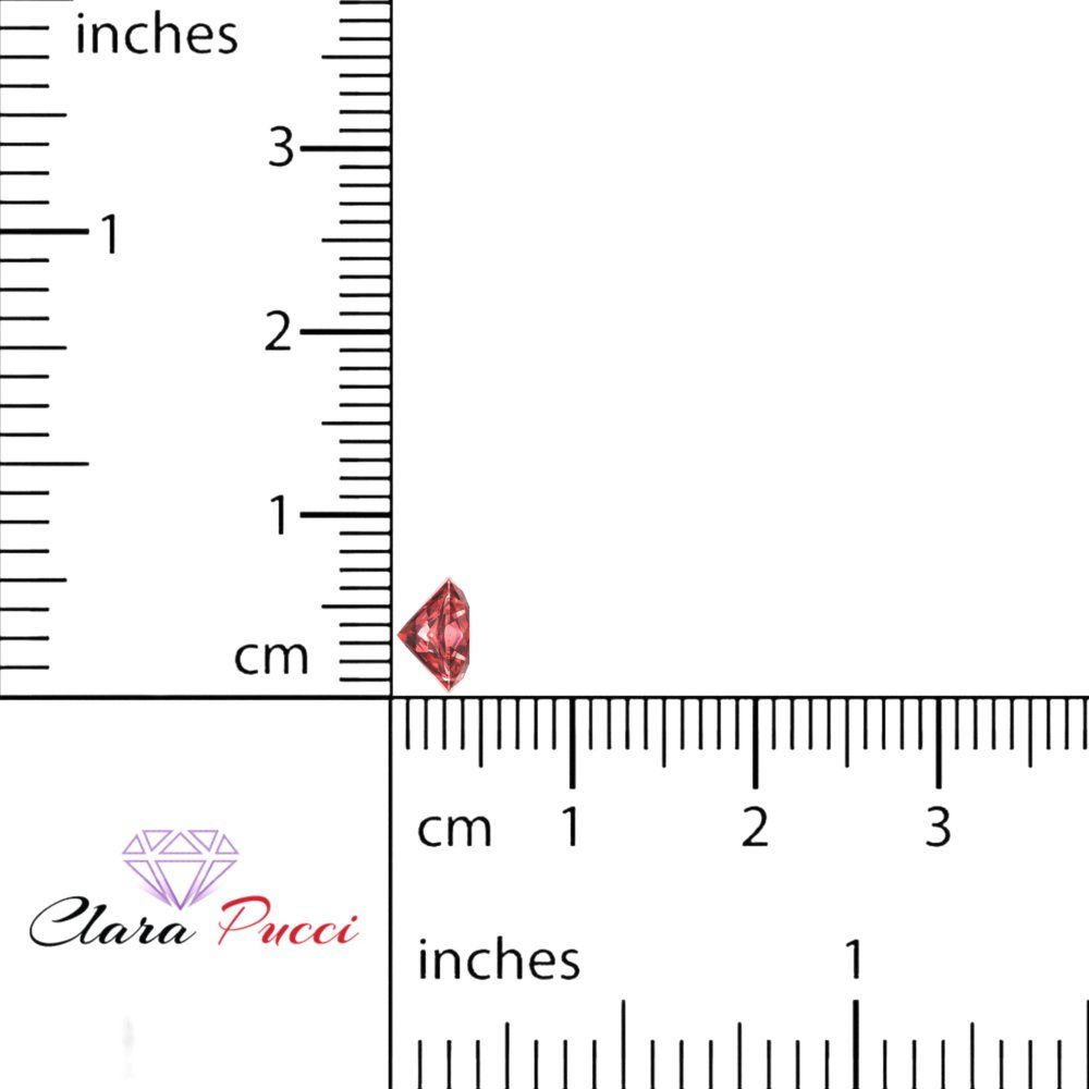 0.25 to 3 ct Round Cut VVS1 Natural Red Garnet January Birthstone