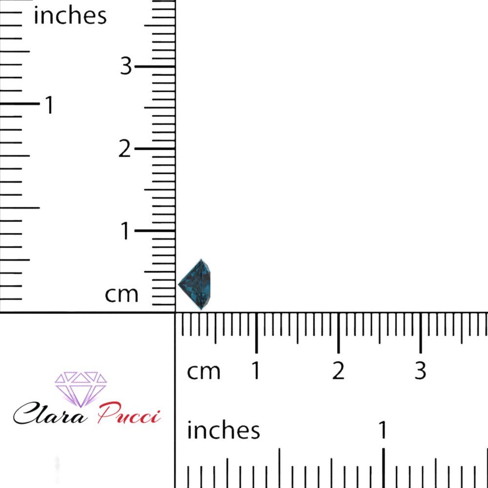 0.25 to 3 ct Round Cut VVS1 Natural london blue topaz September Birthstone