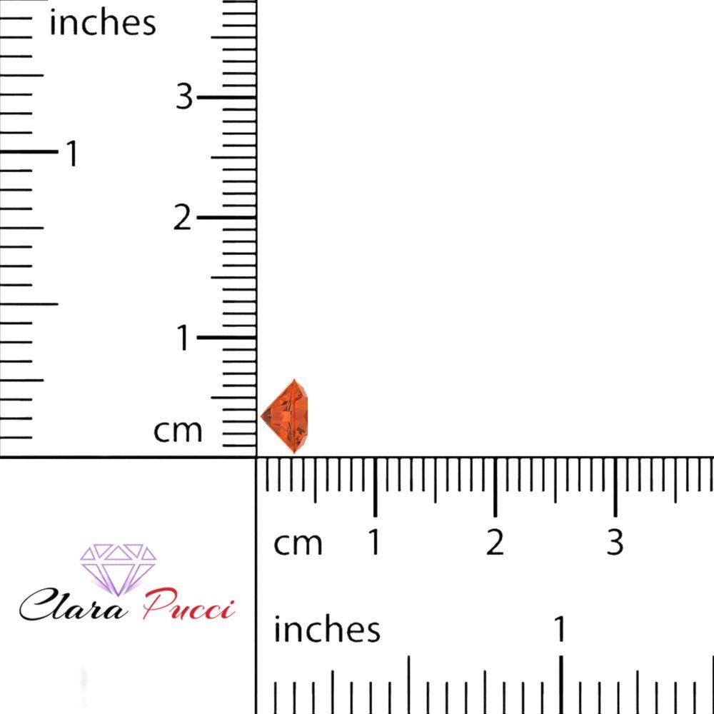 0.25 to 3 ct Round Cut VVS1 Simulated Red January Birthstone