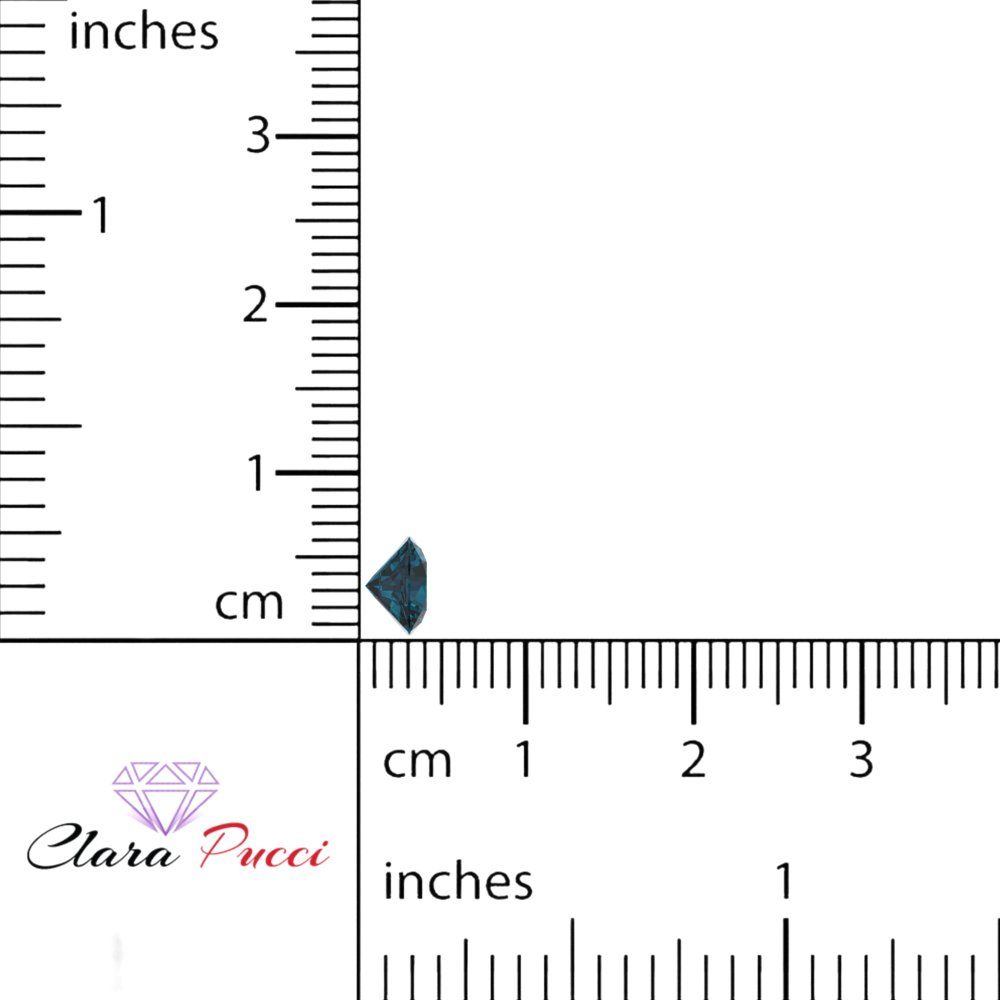 0.25 to 3 ct Round Cut VVS1 Natural london blue topaz September Birthstone