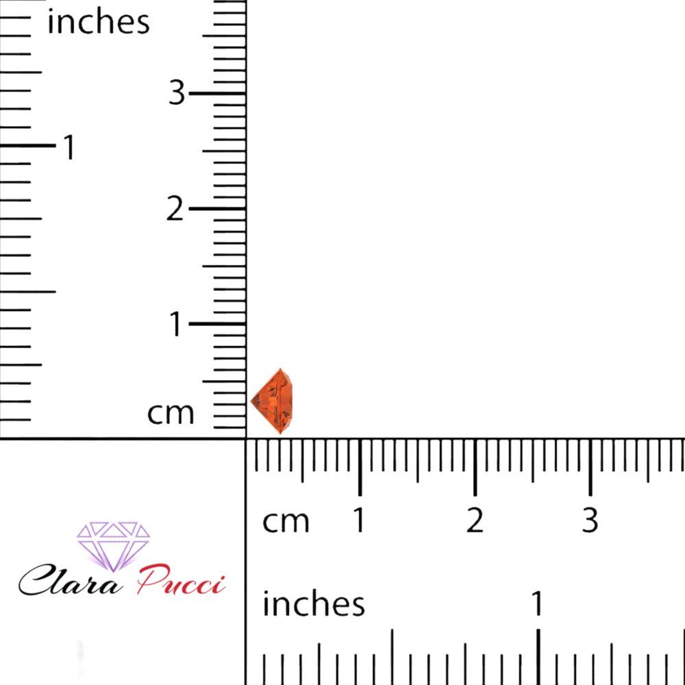 0.25 to 3 ct Round Cut VVS1 Simulated Red January Birthstone