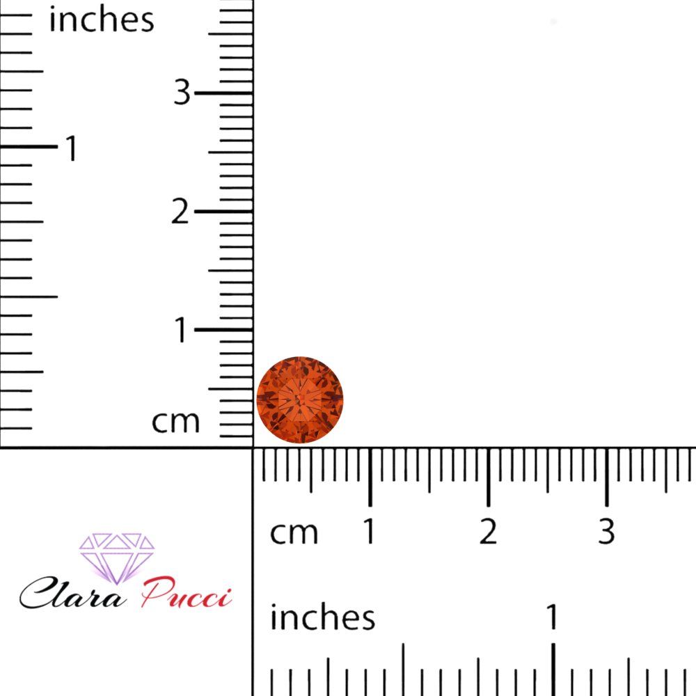 0.25 to 3 ct Round Cut VVS1 Simulated Red January Birthstone