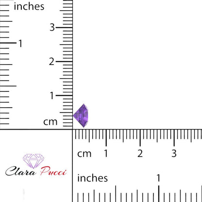 0.25 to 3 ct Round Cut VVS1 Natural Purple Amethyst February Birthstone