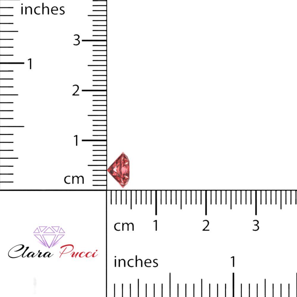 0.25 to 3 ct Round Cut VVS1 Natural Red Garnet January Birthstone