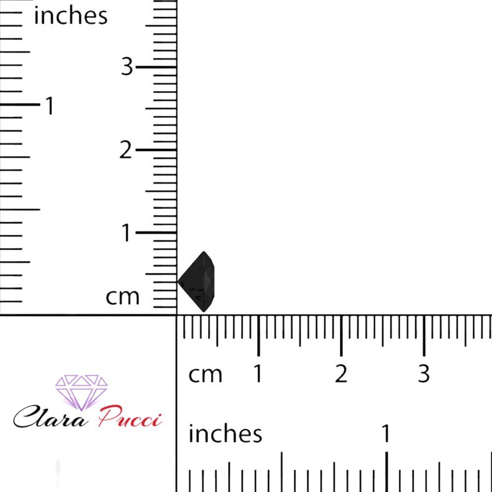 0.25 to 3 ct Round Cut VVS1 Natural Black Onyx December Birthstone